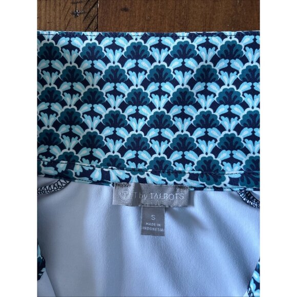 T By Talbots Performance Quarter Zip Green Size Small - Picture 4 of 8